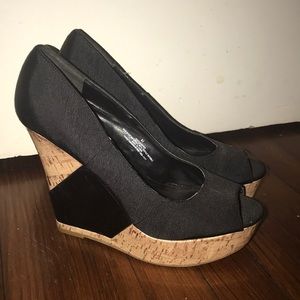 Peep-toe Mossimo Wedges